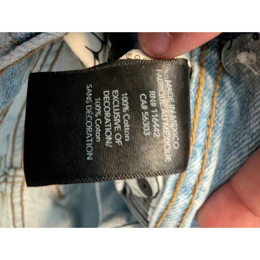 EMPYRE Skater Jeans 25 Light Wash Loose Fit Baggy Denim Y2K Streetwear Mens - Picture 10 of 12